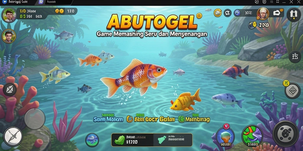 Tangkapan ikan besar dalam gameplay ABUTOGEL yang menakjubkan.