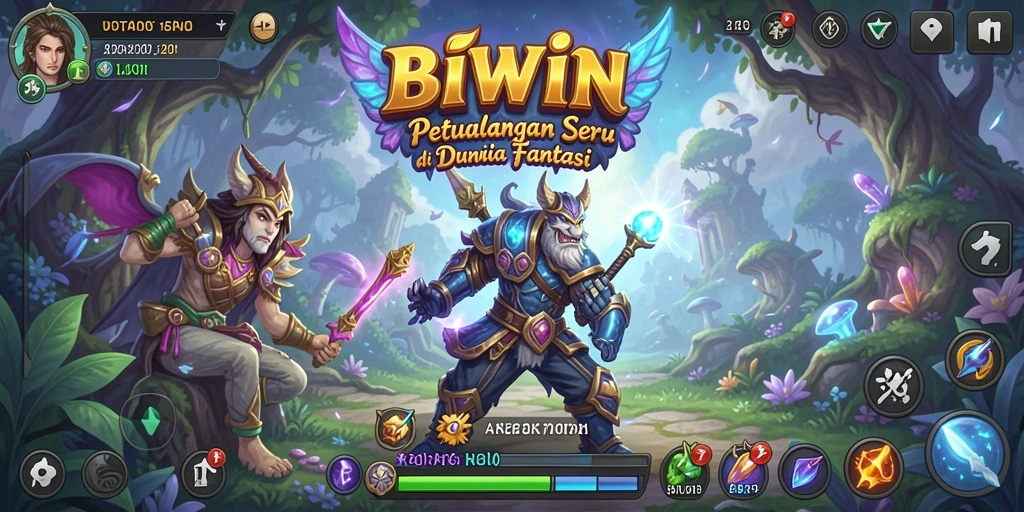 Tampilan screenshot BIWIN menampilkan aksi petualangan yang menegangkan.