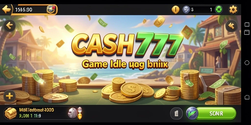 Screenshot gameplay CASH777 menampilkan keseruan dan kemudahan bermain.