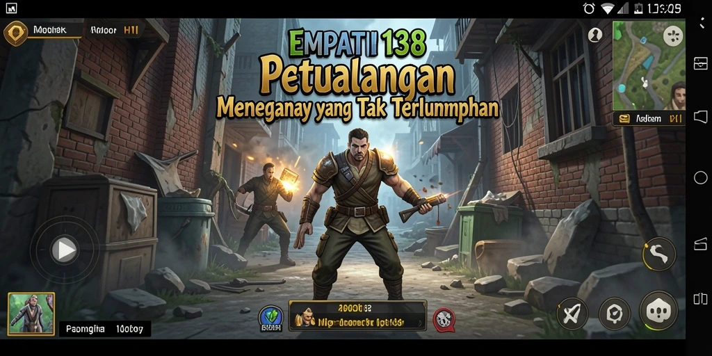 Screenshot gameplay EMPATI138 menunjukkan petualangan seru di dunia yang penuh warna.