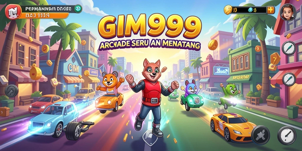 Tampilan gameplay GIM999 yang menakjubkan dengan aksi permainan yang cepat.