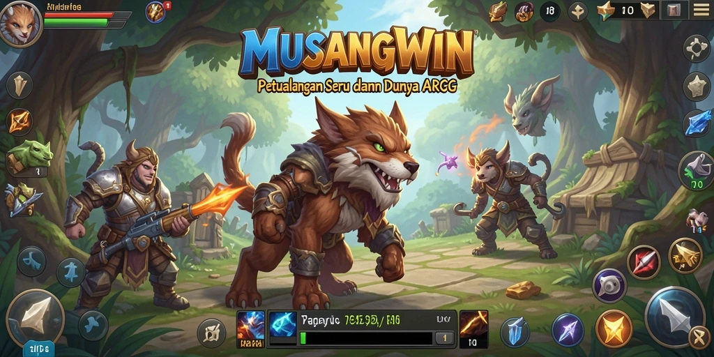 Gameplay seru dengan petualangan ARPG yang mendebarkan.